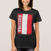 Austrian Flag Austria Tシャツ (正面)