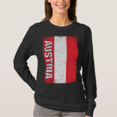 Austrian Flag Austria Tシャツ (正面)