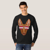 Austrian Flag Pharaoh Hound Dog Austria Pocket Tシャツ (正面フル)