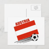 Austrian Soccer Team ポストカード (正面/裏面)