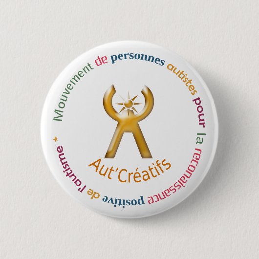Aut'Créatifs 缶バッジ (正面)