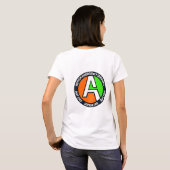 AUTEMS - 女性用Tシャツ (サポーター) Tシャツ (裏面フル)