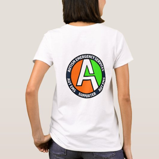 AUTEMS - 女性用Tシャツ (サポーター) Tシャツ (裏面)