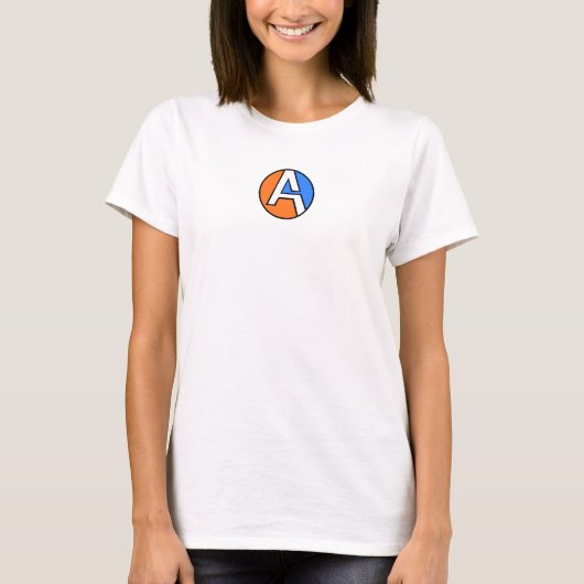 AUTEMS - 女性用Tシャツ (個人用) Tシャツ (正面)