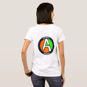 AUTEMS - 女性用Tシャツ(単品) Tシャツ (裏面フル)