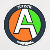 AUTEMS - Individual Vinyl Stickers (Small) ラベル (デザイン1)