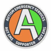 AUTEMS - Support Vinyl Sticker シール (正面)