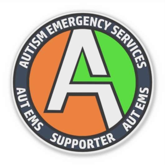 AUTEMS - Support Vinyl Sticker シール (正面)