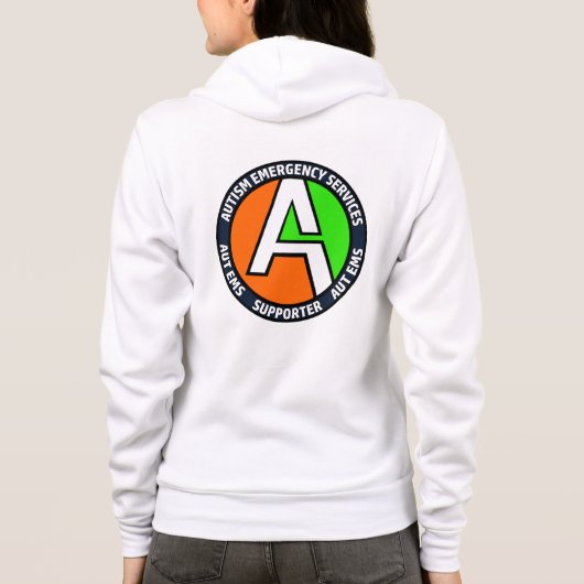 AUTEMS -  Women's Hoodie (Support) パーカ (裏面)