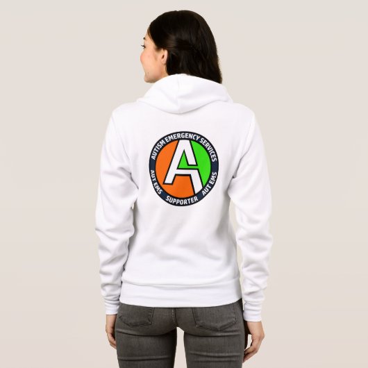 AUTEMS -  Women's Hoodie (Support) パーカ (裏面フル)