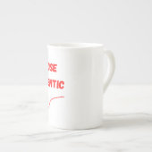 Authenticを選択 – 連続ハートラインデザイン ボーンチャイナマグカップ (正面右)