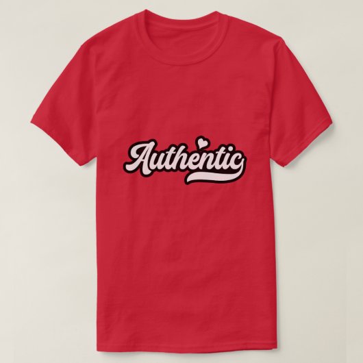 Authentic01 Tシャツ (デザイン正面)