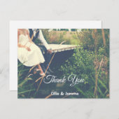 Authentic 結婚's Thank Youポストカード ポストカード (正面/裏面)