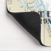 Authentic 航海の Stuart FL緯度 マウスパッド (コーナー)