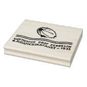 Authentic 1933ドイツZeppelinエアメールアートスタンプ ラバースタンプ (スタンプ)