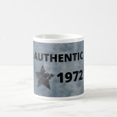 Authentic 1972ヴィンテージスターレトロ誕生日デザイン コーヒーマグカップ