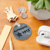 Authentic 1973ヴィンテージ誕生日グランジと星 キーホルダー