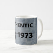Authentic 1973ヴィンテージ誕生日グランジと星 コーヒーマグカップ (正面右)