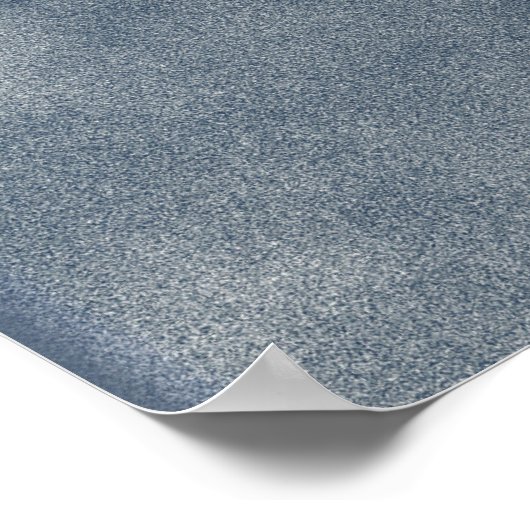 Authentic 1973ヴィンテージ誕生日グランジと星 ポスター (角)