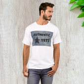 Authentic 1973ヴィンテージ誕生日グランジと星 tシャツ