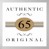 Authentic 65誕生日 ポスター (正面)