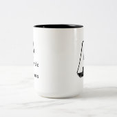 Authentic A - Personalized Luxury Praise ツートーンマグカップ (中央)