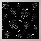 Authentic Aboriginal抽象芸術マスク ポスター (正面)