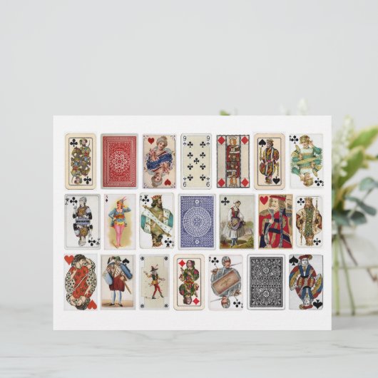 Authentic (AIではない)ヴィンテージトランプ (スタンド正面)