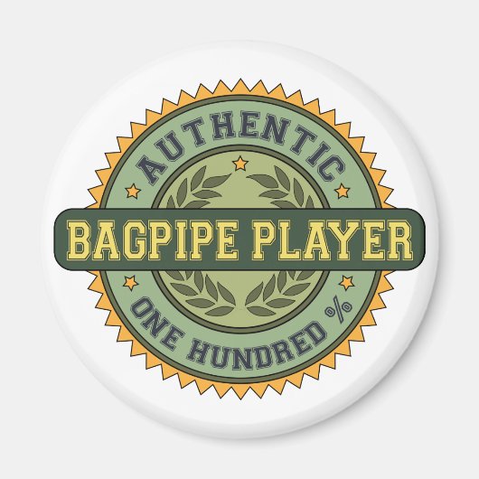 Authentic Bagpipeプレーヤー マグネット (正面)
