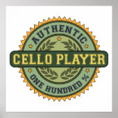 Authentic Cello Player ポスター (正面)