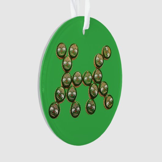 🐶 Authentic Chang Beer Cap Dog オーナメント (正面)