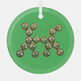 ​🐶 Authentic Chang Beer Cap Dog ガラスオーナメント