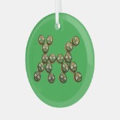 ​🐶 Authentic Chang Beer Cap Dog ガラスオーナメント (正面左)