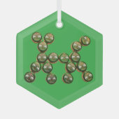 ​🐶 Authentic Chang Beer Cap Dog ガラスオーナメント (正面)