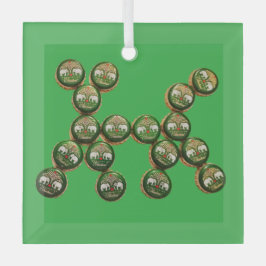 ​🐶 Authentic Chang Beer Cap Dog ガラスオーナメント