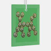 ​🐶 Authentic Chang Beer Cap Dog ガラスオーナメント (正面右)