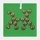 ​🐶 Authentic Chang Beer Cap Dog ガラスオーナメント (裏面)