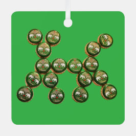 ​🐶 Authentic Chang Beer Cap Dog メタルオーナメント