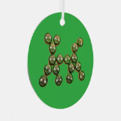 ​🐶 Authentic Chang Beer Cap Dog メタルオーナメント (正面右)