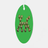 ​🐶 Authentic Chang Beer Cap Dog メタルオーナメント (正面左)