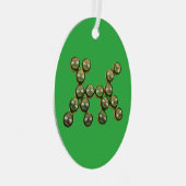 ​🐶 Authentic Chang Beer Cap Dog メタルオーナメント (正面右)