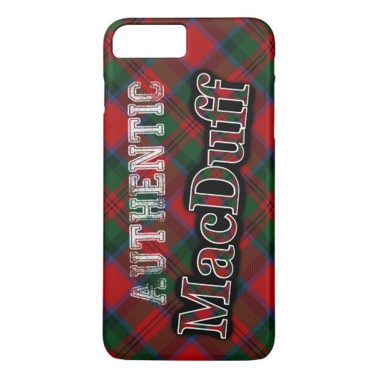 Authentic Clan MacDuffスコットランドタータンチェックデザイン Case-Mate iPhoneケース (裏面)