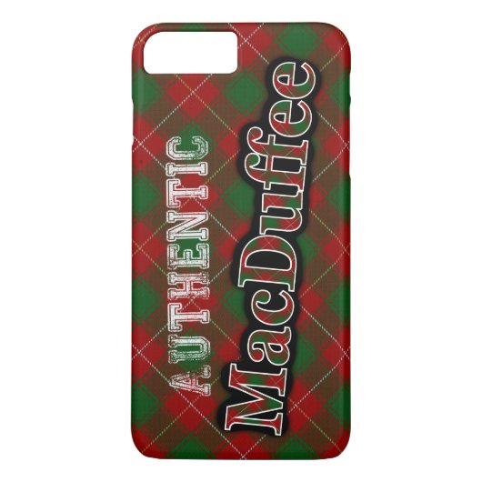 Authentic Clan MacDuffeeスコットランドタータンチェックデザイン Case-Mate iPhoneケース (裏面)