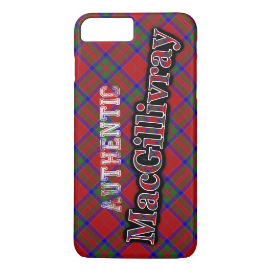 Authentic Clan MacGillivrayスコットランドタータンチェックデザイン Case-Mate iPhoneケース (裏面)