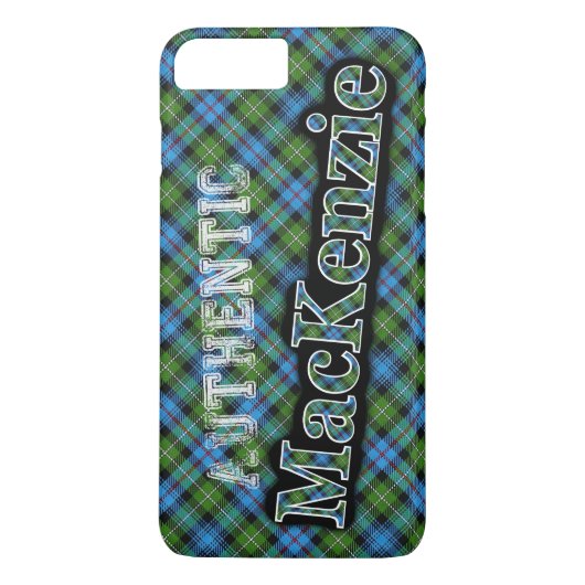 Authentic Clan MacKenzieスコットランドタータンチェックデザイン Case-Mate iPhoneケース (裏面)