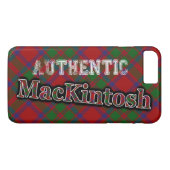 Authentic Clan MacKintoshスコットランドタータンチェックデザイン Case-Mate iPhoneケース (裏面(横))