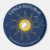 Authentic Conch Republic AVOID FAKES マグネット (正面)