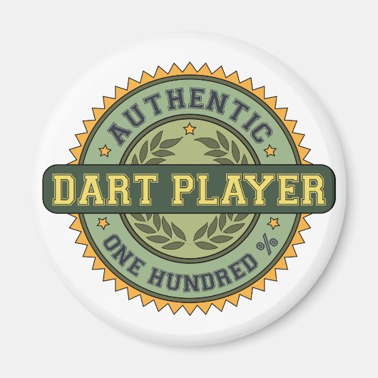 Authentic Dartプレーヤー マグネット (正面)