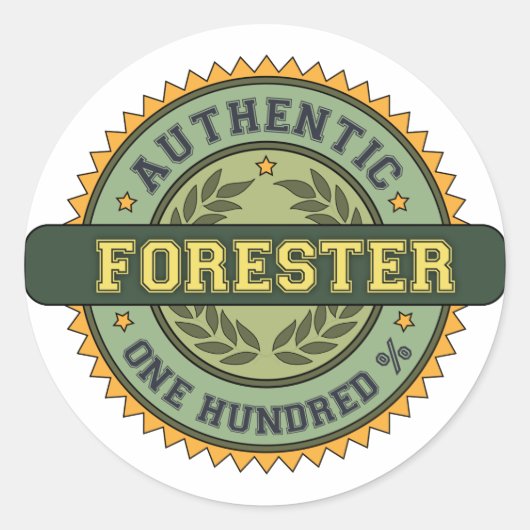 Authentic Forester ラウンドシール (正面)
