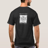 "AUTHENTIC" GREEN - CUBE Dark Colors Tシャツ (裏面)